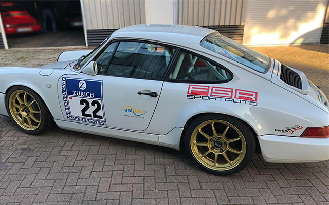 Porsche 964 Cup | Werbebeschriftung