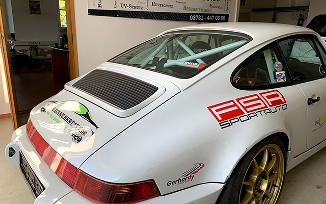 Porsche 964 Cup | Werbebeschriftung