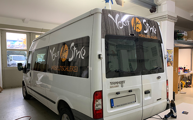 Ford Transit | Werbebeklebung