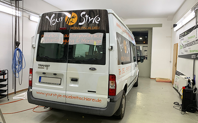 Ford Transit | Werbebeklebung