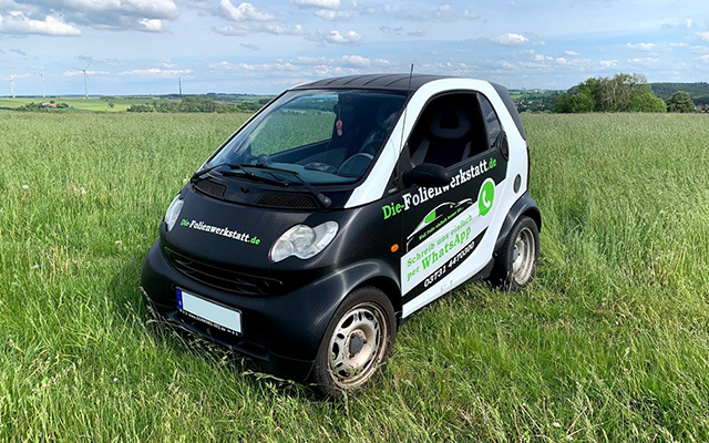 Smart ForTwo | Vollfolierung / Werbebeklebung / Scheibentönung