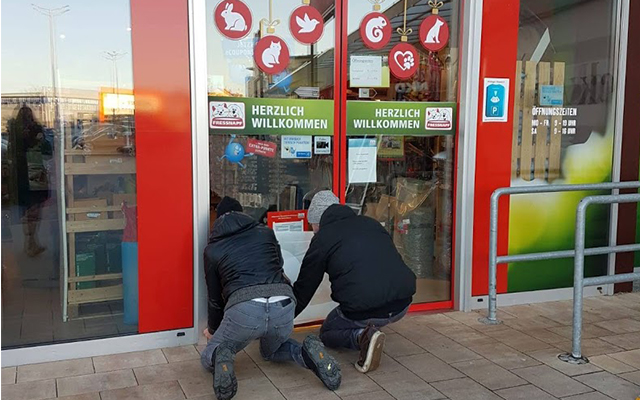 Fressnapf Freiberg | Werbebeklebung