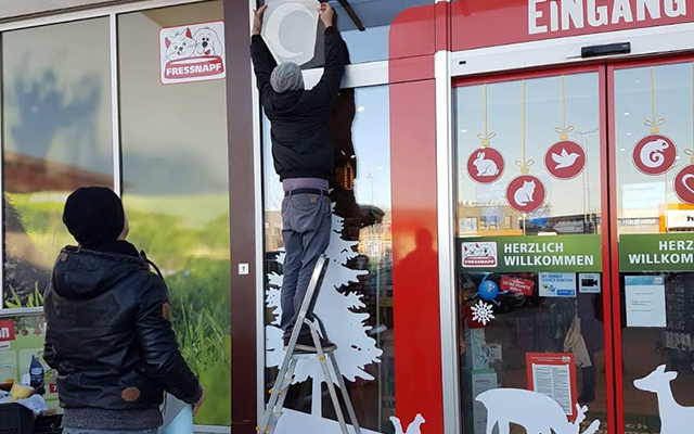 Fressnapf Freiberg | Werbebeklebung